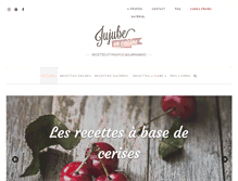 Tablet Screenshot of jujube-en-cuisine.fr